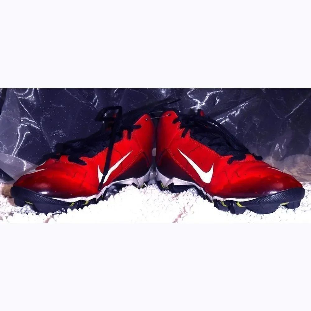 Nike red/black Alpha football shoes - Picture 3 of 6